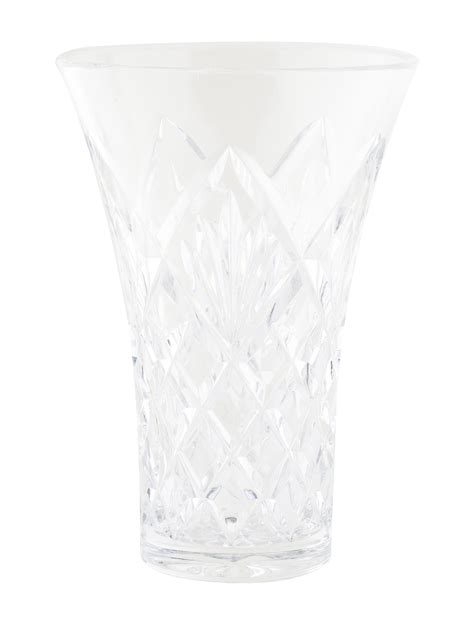 Waterford Crystal Diamond Cut Crystal Vase Decor