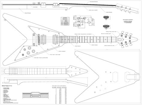 set   electric guitar plans gibson flying  gibson explorer es  wiring diagram