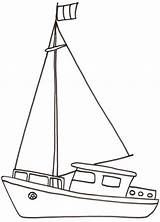 Barco Barcos Vela Bateau Barca Voilier Coloriage Facile Pescatori Barche Croquis Imprimer Placentero Peschereccio Ahiva Transportes sketch template