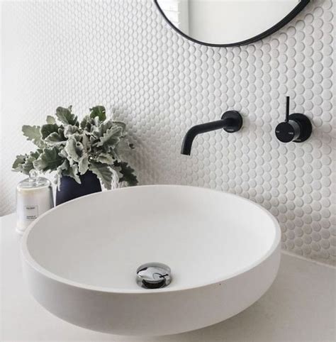 penny tile bathroom backsplash ideas inspiration and helpful advice