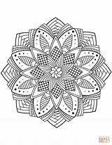 Tegninger Blomster Disegni Mandalas Farvelægning Colorare Supercoloring sketch template