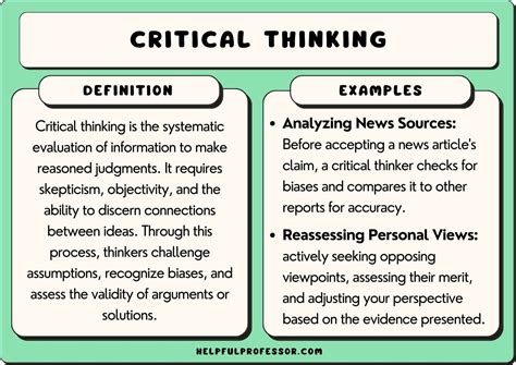 critical thinking examples