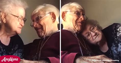 emotional video of an old man serenading his wife with a