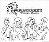 Coloring Descendants Pages Disney Coloringpagesonly Print Kids Sheets sketch template