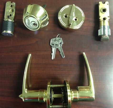 brass combination lever lock set  mobile home manufactured housing