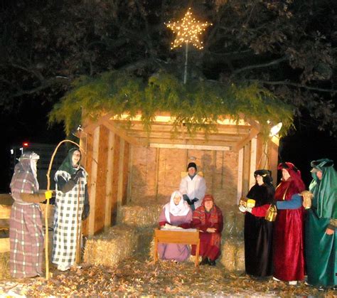 urbana church  display  nativity