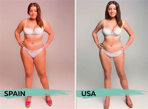 the perfect body in brazil uk and usa woman has body photoshopped in 18 countries life