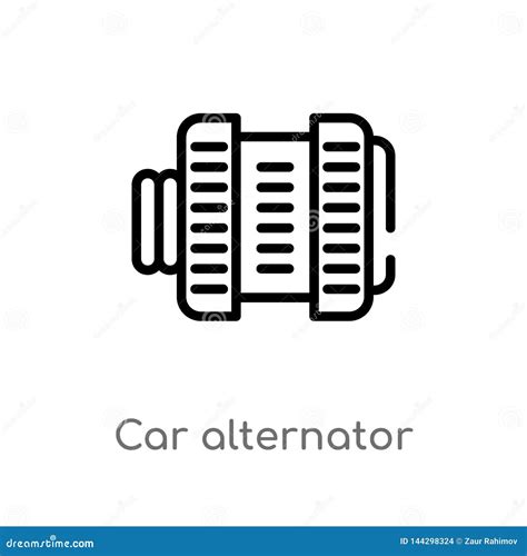 car alternator isolated icon simple element illustration  car parts concept icons car