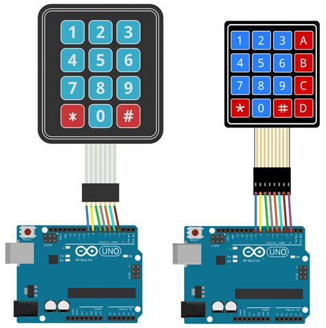 set   keypad   arduino circuit basics