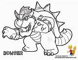 Mario Coloring Bowser Pages Printable Print Koopalings Jr Galaxy Colouring Dry Super Kids Vs Color Colorine Big Library Clipart Ds sketch template