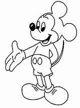 Mickey Mouse Drawing Kids Coloring Clubhouse Simple Clipart Color Cliparts Getdrawings sketch template