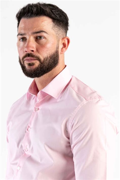 mens pink shirt suit savvy