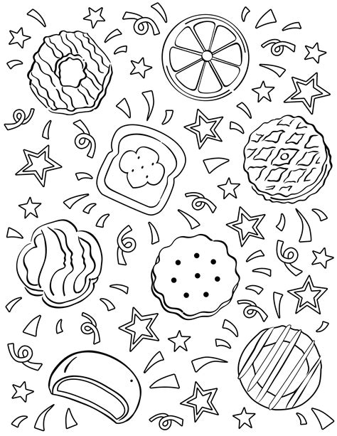 girl scout cookie coloring pages