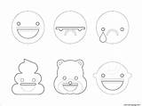 Emoji Coloring Pages Poop Bear Happy Smile Cry Emoticon Printable Boys Print Cute Clipart Color Face Details Printablecoloringpages Book Tongue sketch template