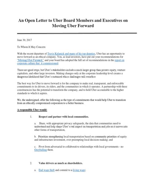 uber sign  letter uber company partnership