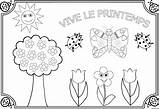 Printemps Coloriage Maternelle Dessin Vive Imprimer Colorier Imprimé Autres sketch template