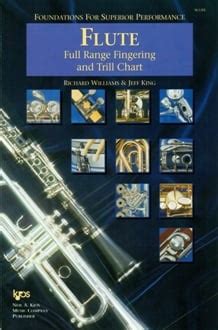 buy flute full range fingering  trill chart    flute world
