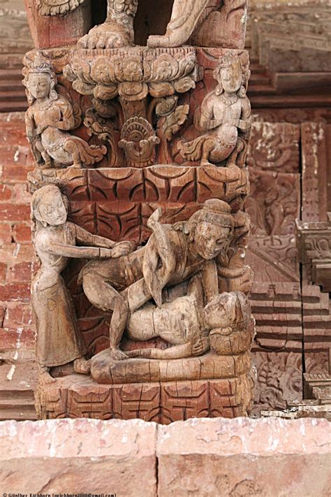 erotic figures carved in wood on the jagannath