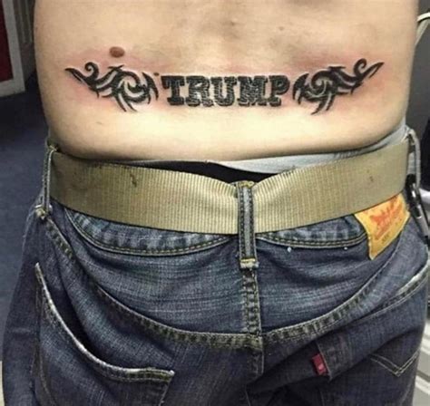 Indeed Very Sexy Tramp Stamp For Life R Facepalm