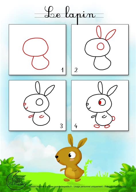 dessincomment dessiner  lapin comment dessiner  lapin