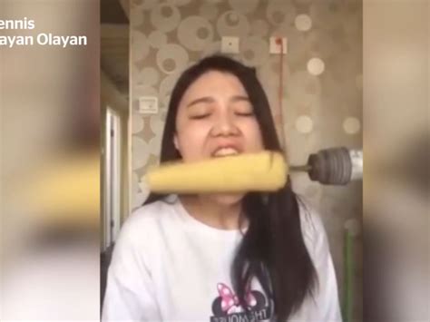 woman s hair pulled from her head during corn drill challenge the