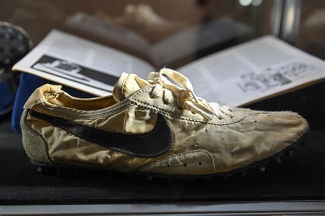 nike waffle shoe    expensive sneakers  auctioned