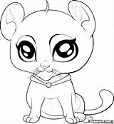 Coloring Pages Kids Animals Cute Animal Baby Cartoon Anime Draw Printable Lion Zoo Drawing Print Drawings Step Color Easy Girl sketch template