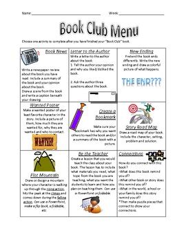 literature circles book clubs reading comprehension book club
