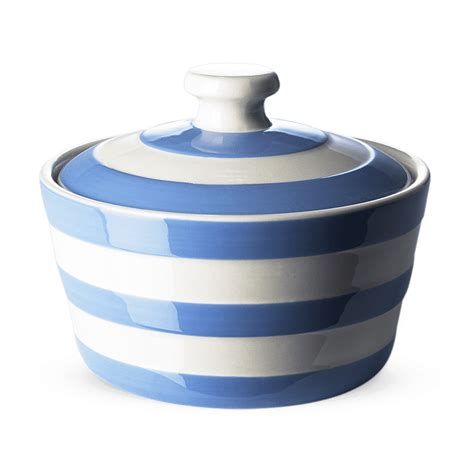 butter dish cornishware blue ceramic  big kitchen cookware bakeware kitchenware shop