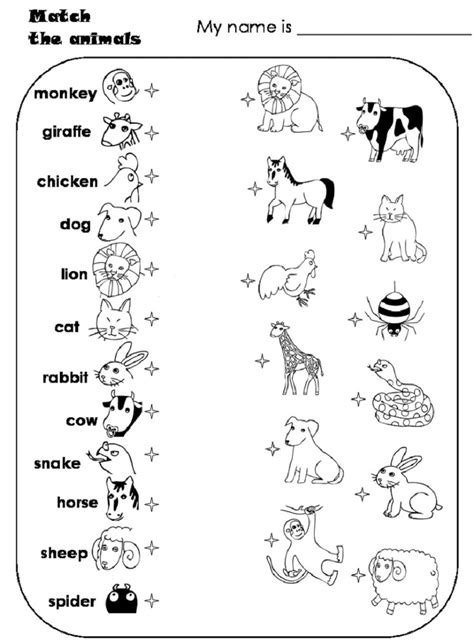 print  activities  toddlers animal worksheets preschool