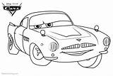 Coloring Pages Finn Mcmissile Cars Pixar Printable Kids Print Adults Color sketch template