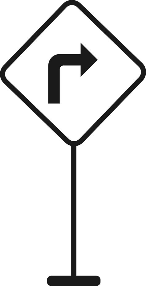 traffic sign outline street isolated road highway vector