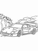 Ferrari Coloring Bugatti F40 F50 Drucken Malvorlagen Enzo Car Gaddynippercrayons sketch template