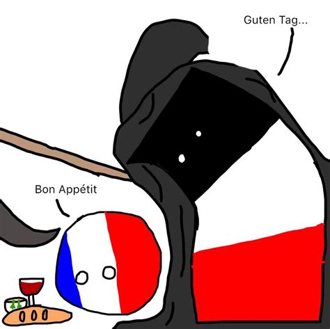 Countryballs Germany And France Memefree