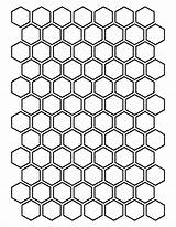 Hexagon Pattern Stencil Inch Patterns Printable Template Tattoo Geometric Honeycomb Stencils Outline Templates Patternuniverse Print Designs Hexagonal Clipart Use Paper sketch template