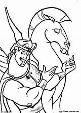 Hercules Colorear Hercule Kleurplaten Kleurplaat Herkules Disegno Pegasus Colorat Cartoni Desenho Animati Colouring Ausmalen Zum Ausmalbild Malvorlage Desene sketch template