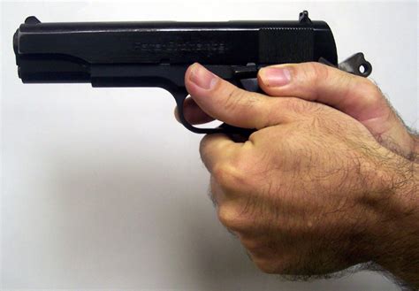proper pistol grip  shooters log