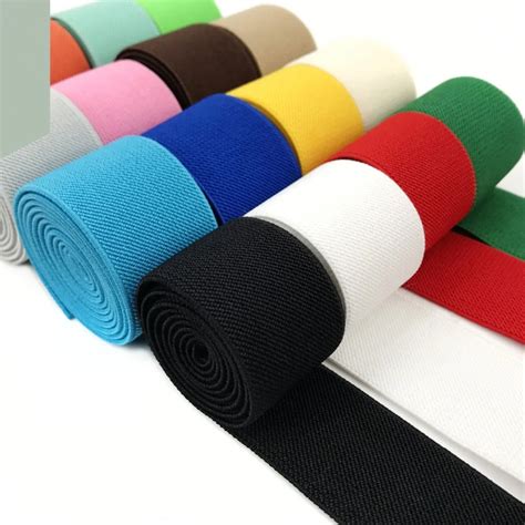 cm double twill loose tight elastic rope flat rubber band waist