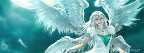 viridity fantasy four winged white angel cool facebook timeline profile cover white four wings