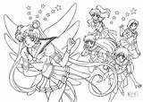 Sailor Usagi Ragazze Stampare Bellissimi Sailormoon Everfreecoloring Animé sketch template