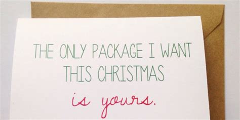 11 holiday cards for couples that are more naughty than nice