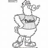 Coloring Pages Phillies Phanatic Mlb Phillie Mascots Philadelphia Baseball Seal Pdfs Several Color Lou Everywhere Looking These Milb sketch template