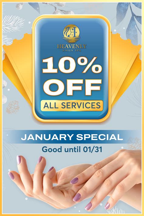 special offer    services heavenly nails spa