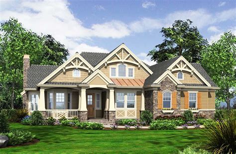 plan jd front  side garage  choose craftsman house plans country style house