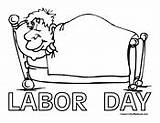Labor Coloring Pages Colormegood Laborday Holidays sketch template