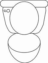 Toilet Clip Bowl Drawing Toliet Potty Clker Clipart Vector Large Getdrawings sketch template
