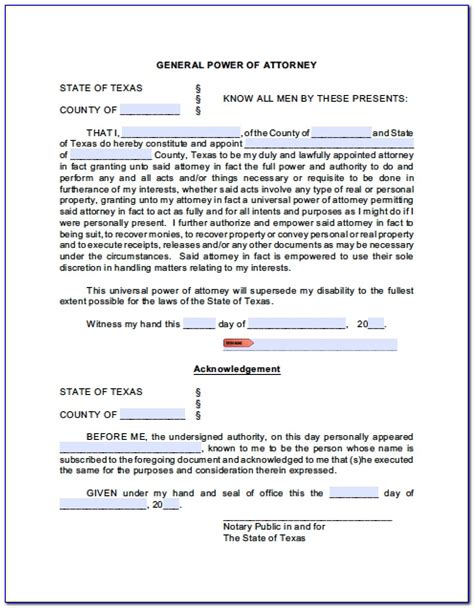 texas title transfer power  attorney form form resume examples