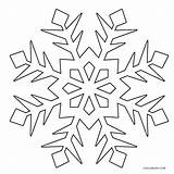 Snowflake Schneeflocke Kids Ausmalbilder Printable Snowflakes Cool2bkids Colouring Malvorlagen sketch template