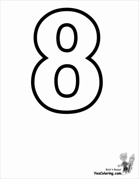 number  coloring pages  kids coloringbay