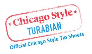 turabian chicago style  students citing  sources libguides